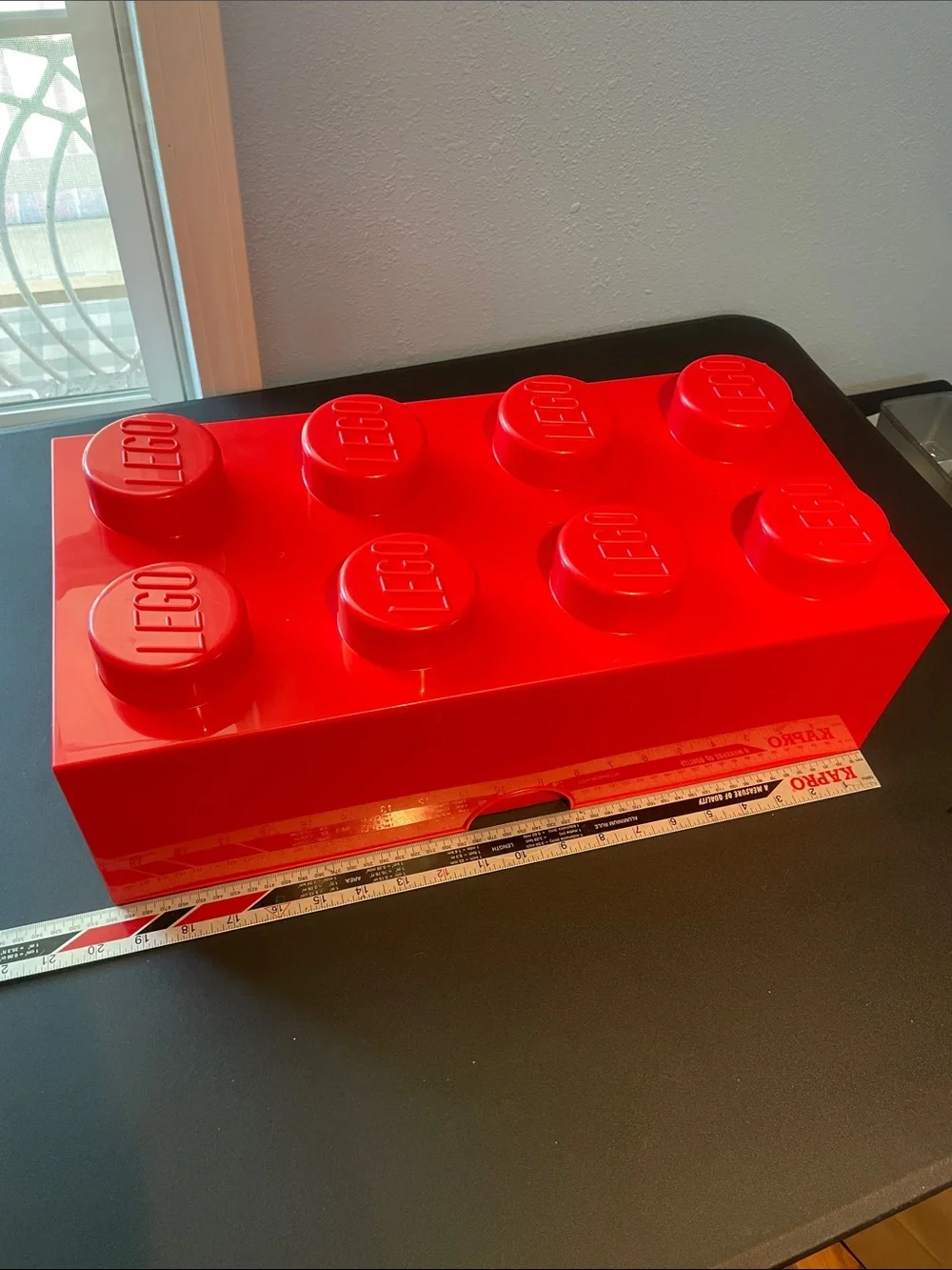 Lego Red 8-Stud Brick Storage Box